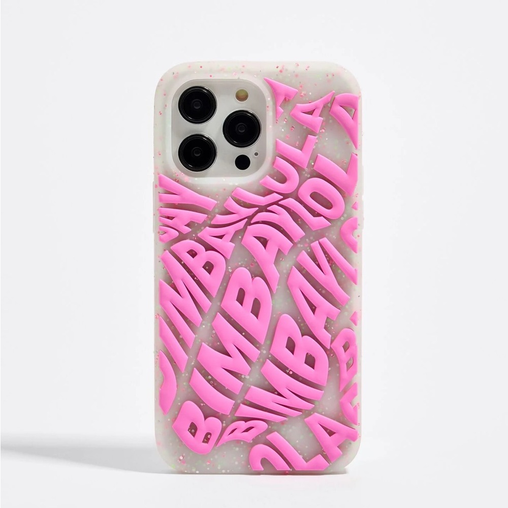 Bimba y Lola pink iPhone 14 Pro case. Never used